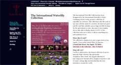 Desktop Screenshot of internationalwaterlilycollection.com