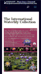 Mobile Screenshot of internationalwaterlilycollection.com