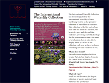 Tablet Screenshot of internationalwaterlilycollection.com